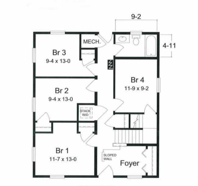 This four bedroom, two bath layout comprised of 1567 sq. ft. is perfect for entertaining family guests at the New Jersey Shore. The reverse living idea with kitchen, dining room and living room on the second floor, provides for an excellent view and entertaining capabilities.